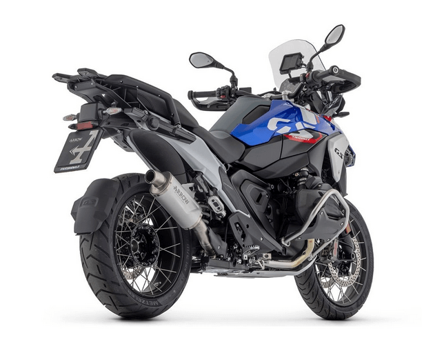 Bmw R 1300 GS terminale scarico Arrow in alluminio e fondello inox 72651AO. Terminale Arrow per la moto Bmw R 1300 GS dal 2024.
