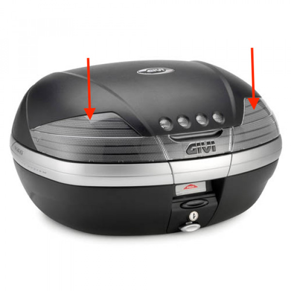 Ricambio catadiottri trasparenti Givi Z731TR per bauletto V46NT. Givi Z731TR catadiottri trasparenti per bauletto V46.
