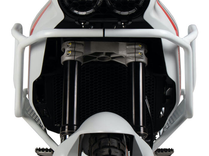 Protezione paraserbatoio HEpco & Becker bianco per la moto Ducati DesertX