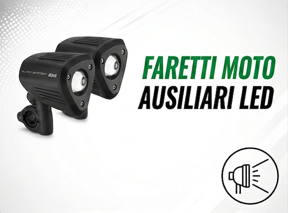 Faretti moto ausiliari antinebbia.