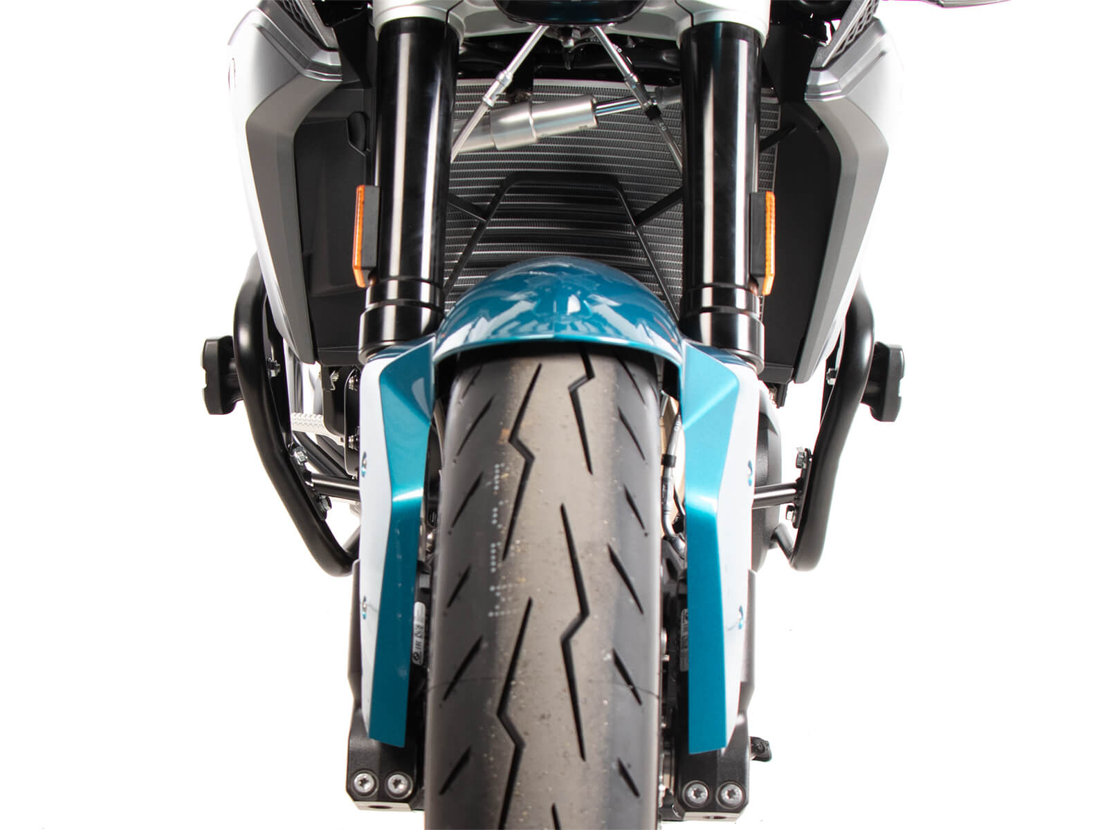 Barre protezione motore nere Hepco & Becker 5019552 00 01 per la moto Honda CB1000 Hornet 2025. Honda CB1000 Hornet barre paramotore Hepco 5019552 00 01.