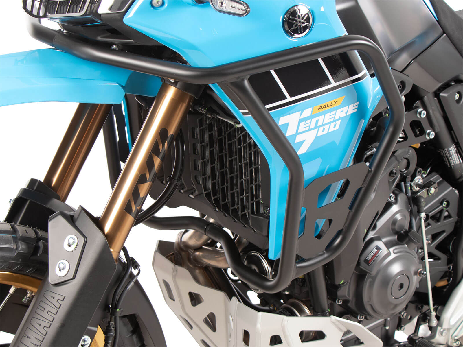 Barre protezione motore nere Hepco & Becker 5094583 00 01. Yamaha Tenerè 700 Rally dal 2025 barre paramotore Hepco 5094583 00 01.