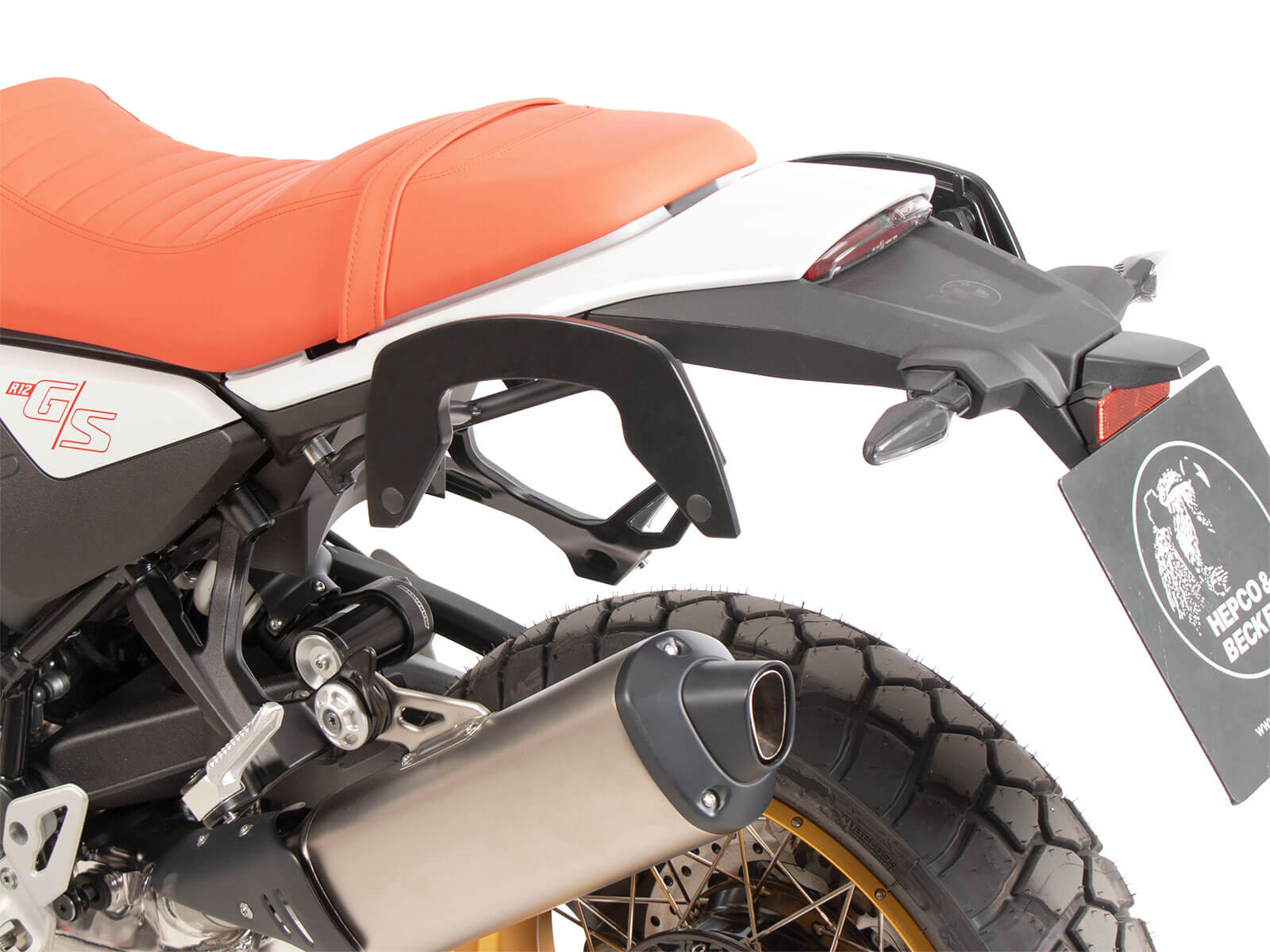6306546 00 01 telaietti C-Bow hepco & Becker. Borse laterali Hepco & Becker montate sulla moto BMW R12 G/S dal 2025..