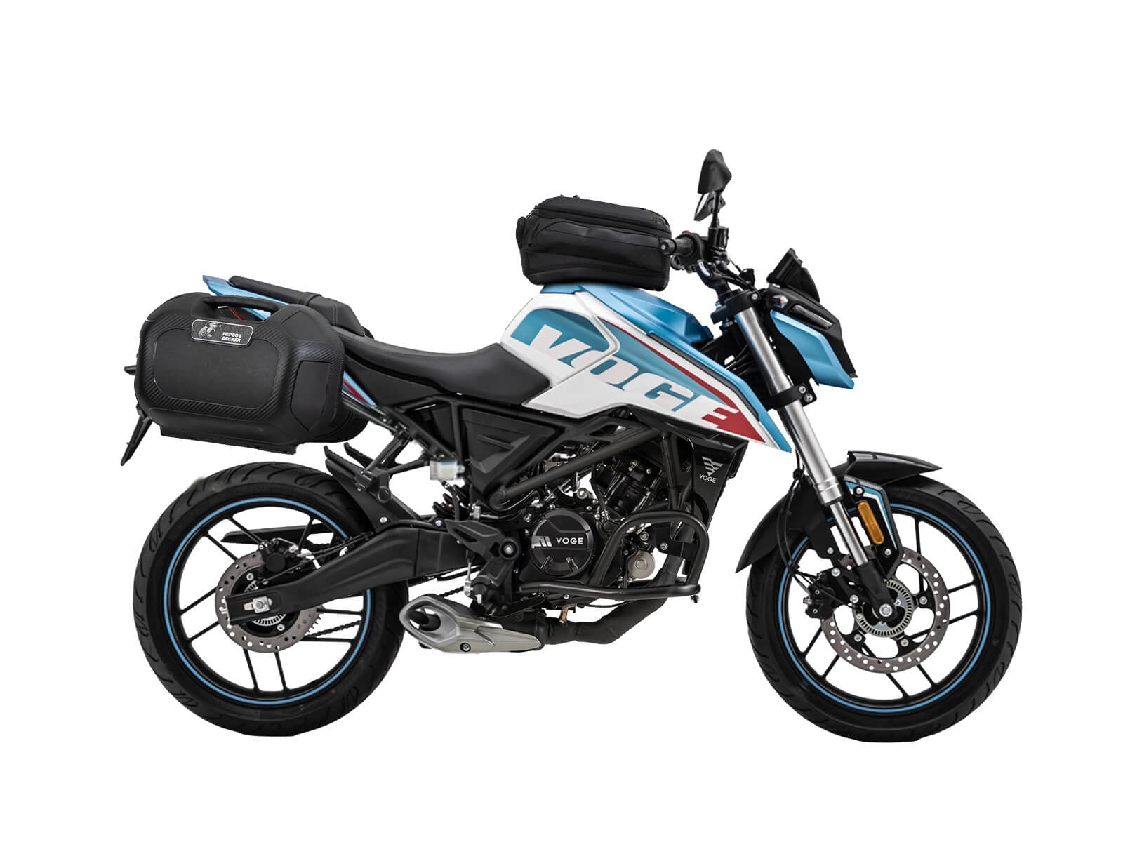 Hepco & Becker 6303551 00 01 telaietti C-Bow hepco & Becker. Borse laterali Hepco & Becker montate sulla moto Brivido 125 R.