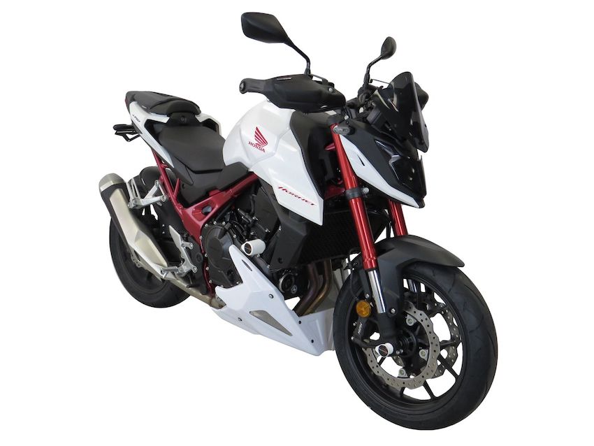 Puntale motore bianco per la moto Honda CB750 Hornet dal 2023.