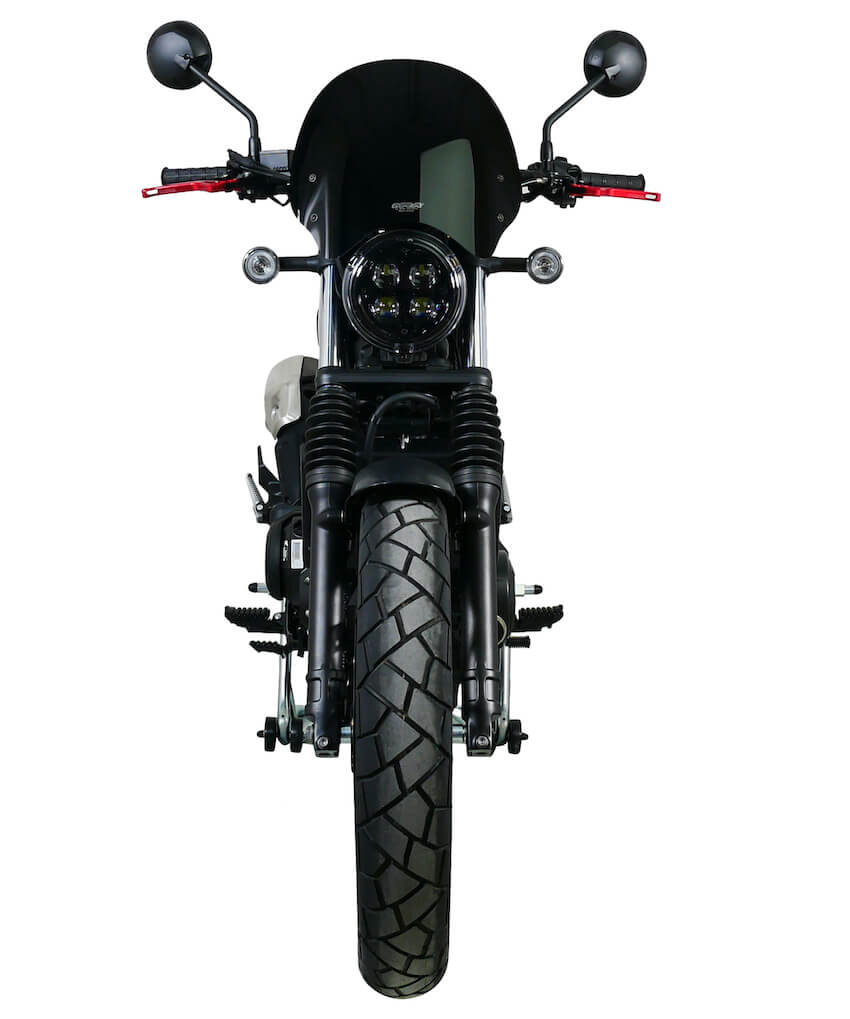 cupolino nero per Honda CL500 dal 2023.