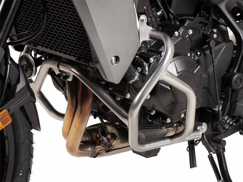 Barre protezione motore silver Hepco 5019539-00-09 per Honda 750 Transalp dal 2023.