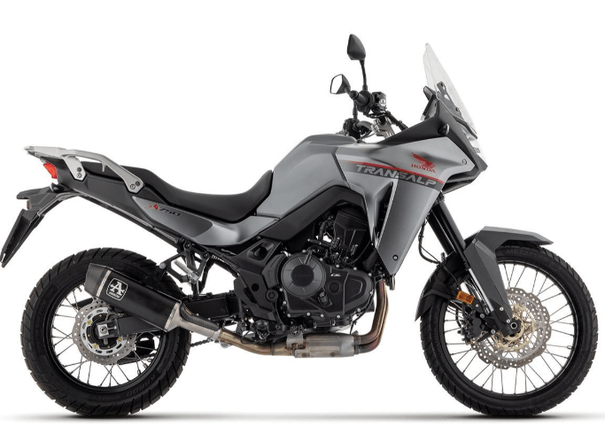 Terminale nero per la: Honda XL750 Transalp dal 2023.