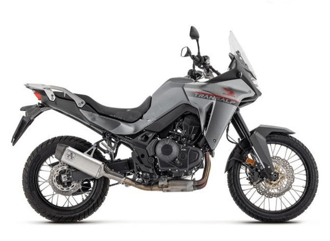 Scarico Arrow 72641AK montato sulla moto Honda XL750 Transalp dal 2023.