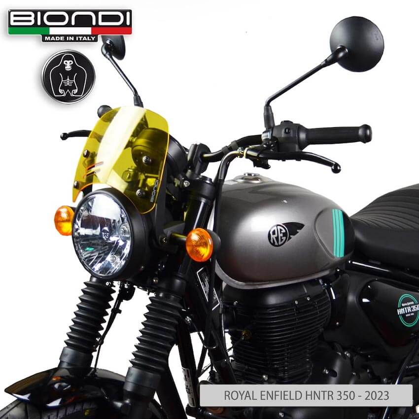 Royal Enfield HNTR 350 cupolino caffè giallo trasparente 8010429.