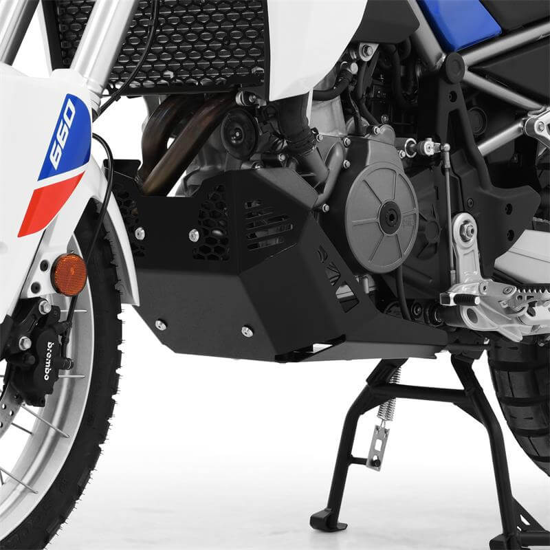 Paracoppa in alluminio bero da 3 mm di spessore per Aprilia Tuareg 660