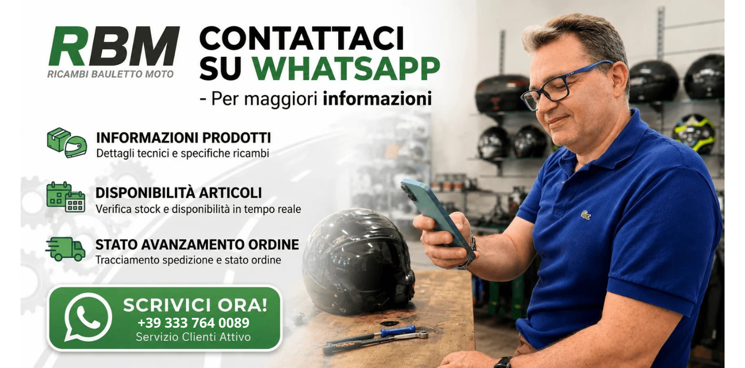 Scrivi su whatsapp per informazioni sullo stato degli ordini.