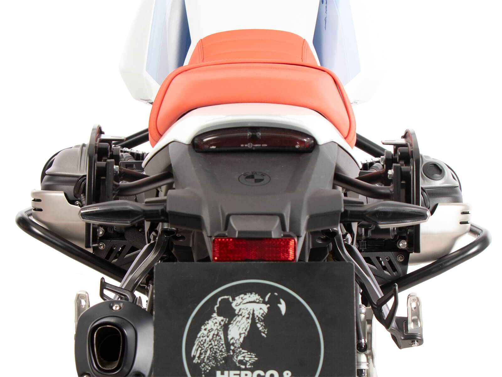 Coppia di telaietti Hepco & Becker C-Bow per la moto BMW R 12 G/S. Ingombro telaietti C-Bow sulla moto BMW R 12 GS.
