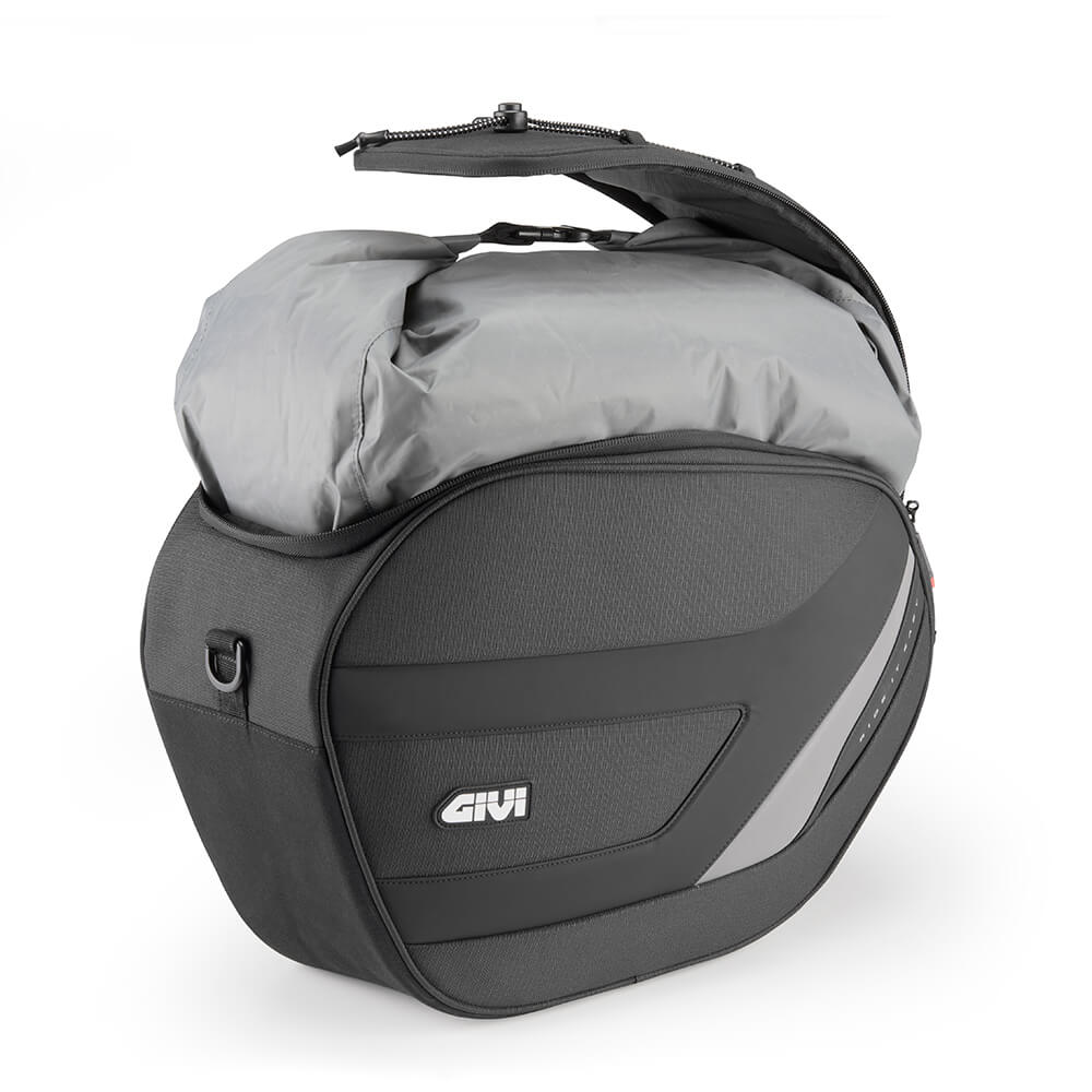 Borsa laterale Givi EASY12L con sistema d'aggancio stealth. Borsa moto laterale Givi EASY12L.