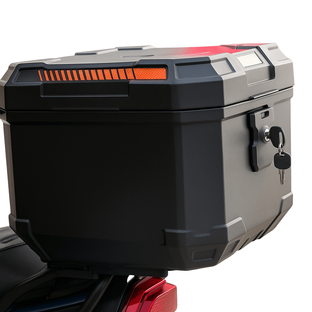 Bauletto nero monolock Kappa KB37N K’Box da 37 litri.