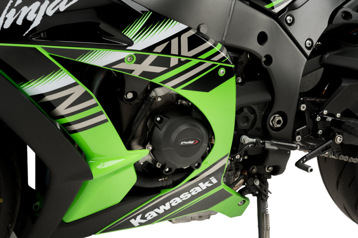 Cover portezione motore da pista omologate FIM per Kawasaki ZX-10RR.