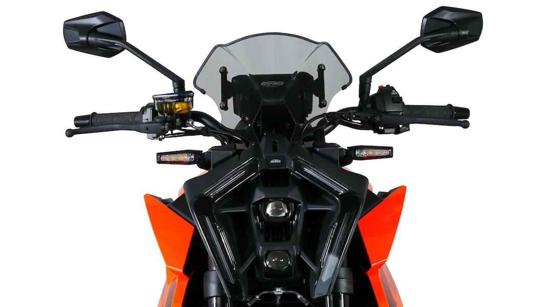 Cupolino sportivo fumè per la moto KTM 990 Duke dal 2024.