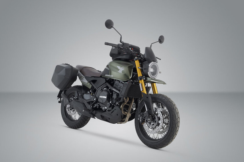 Coppia di borse laterali SW-Motech Urban ABS per la moto Morini Seiemmezzo.