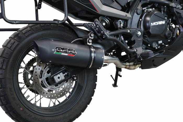 GPR Furore Evo4 nero scarico per Moto Morini X-Cape 650