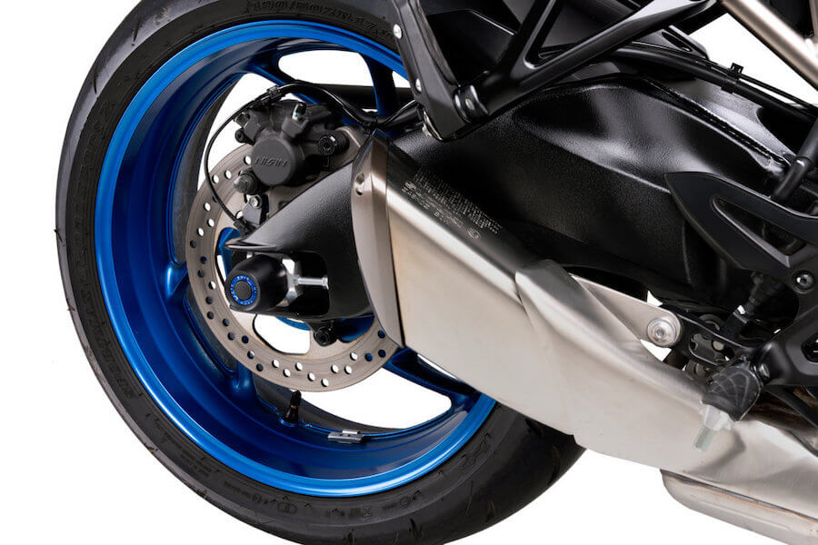 Tamponi protezione forcella posteirore per la moto Suzuki GSX-S1000GX e GT.