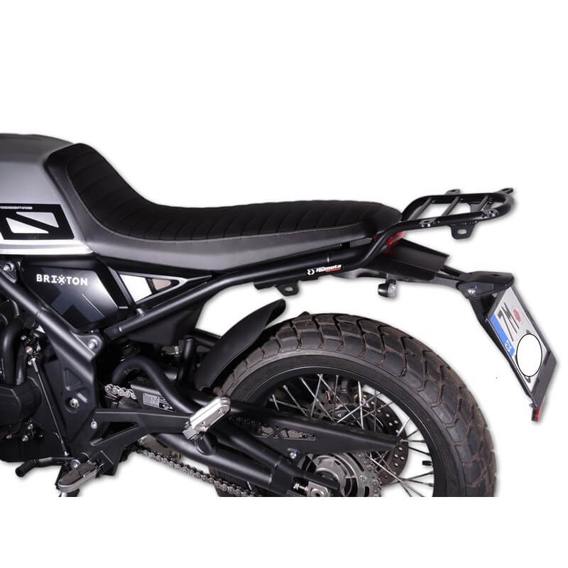 Brixton Crossfire 500 portapacchi bauletto moto.