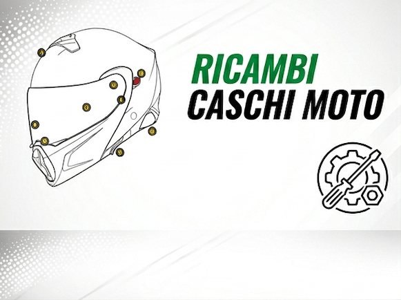 Ricambi caschi moto.