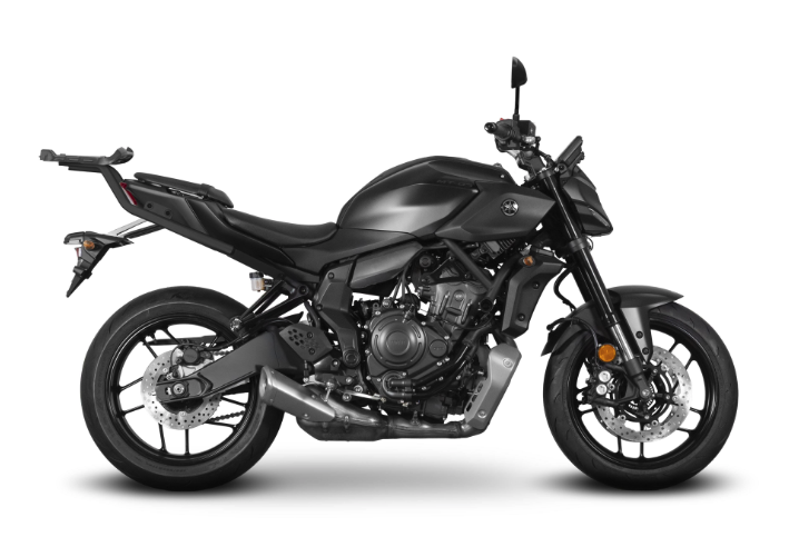 Attacco bauletto Top Master Shad Y0MT75ST per Yamaha MT-07 dal 2025.