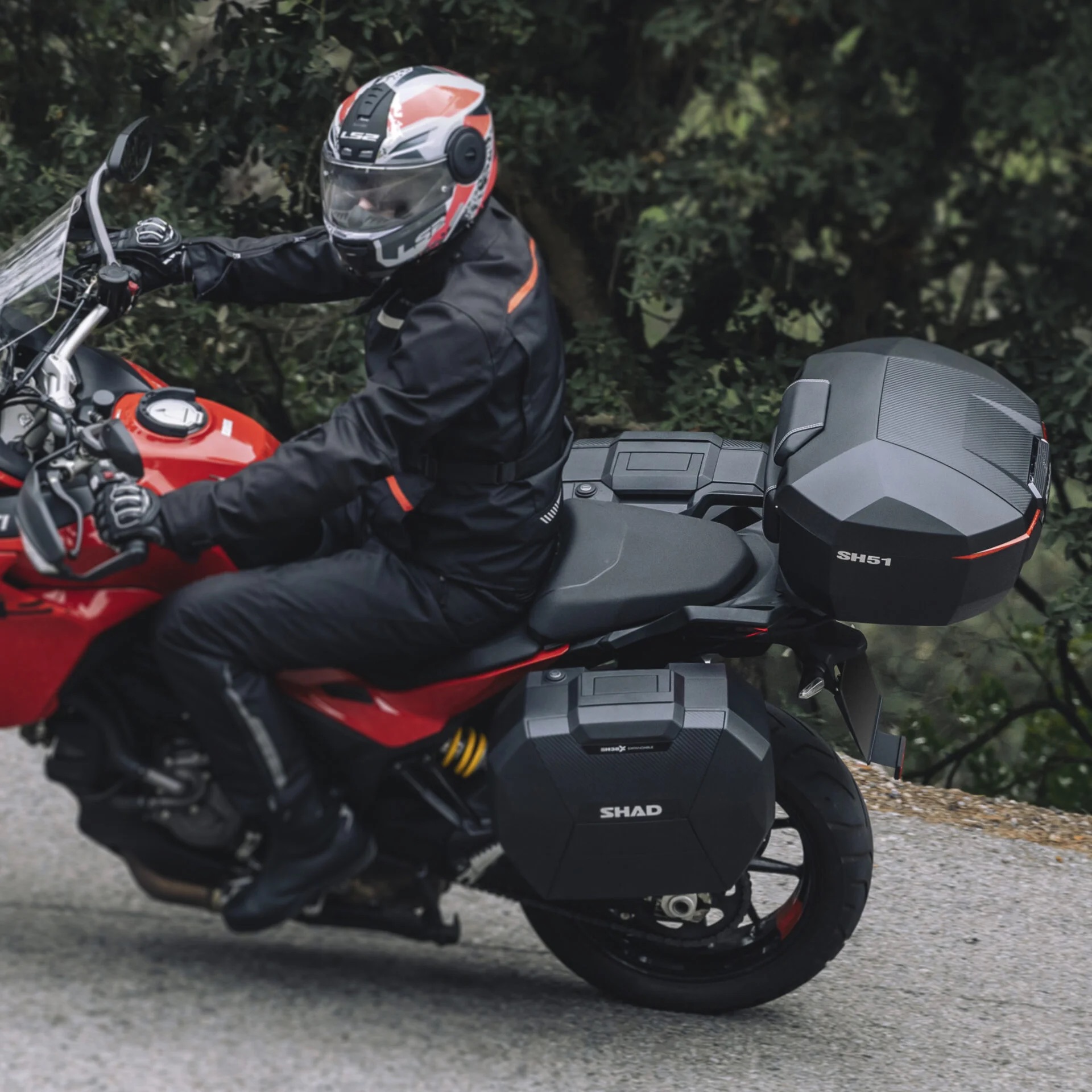 Top Case SH51 Carbonio Shad D0B51106.