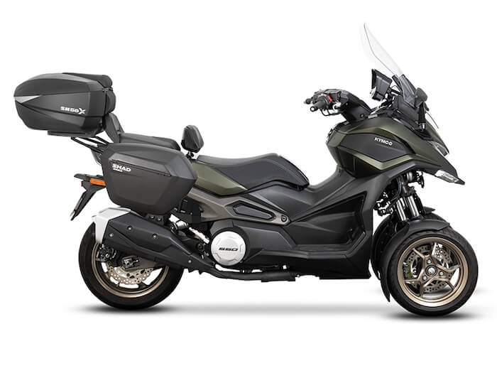 Telaietti shad 3P System per montare le valigie SH23 su scooter Kymco CV3 550 Coppia di telaietti porta valigie laterali Shad K0CV52IF per Kymco CV3 550