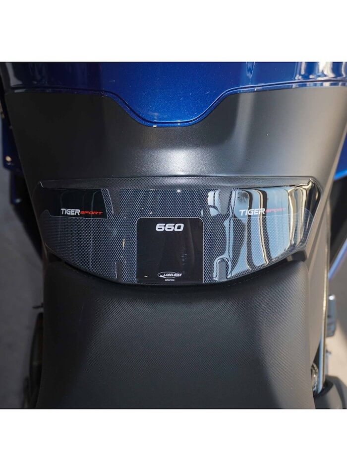 Triumph Tigers Sport 660 adesivo carbon serbatoio basso Adesivo basso Labelbike 7438641574551 per Triumph Tiger Sport 660