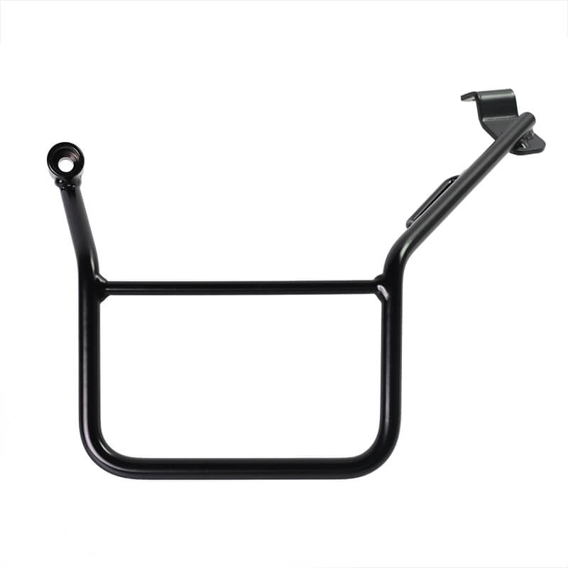 Unit Garage 4501SX telaio sinistro BMW F900GS nero opaco Telaio sinistro in acciaio trattato con finitura nero opaco a polveri epossidiche.