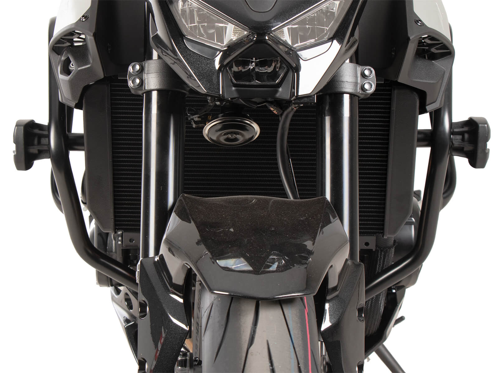 Barre protezione motore nere Hepco & Becker 5012553 00 01 per la moto Kawasaki Z900 2025. Kawasaki Z900 dal 2025 barre paramotore Hepco 5012553 00 01
