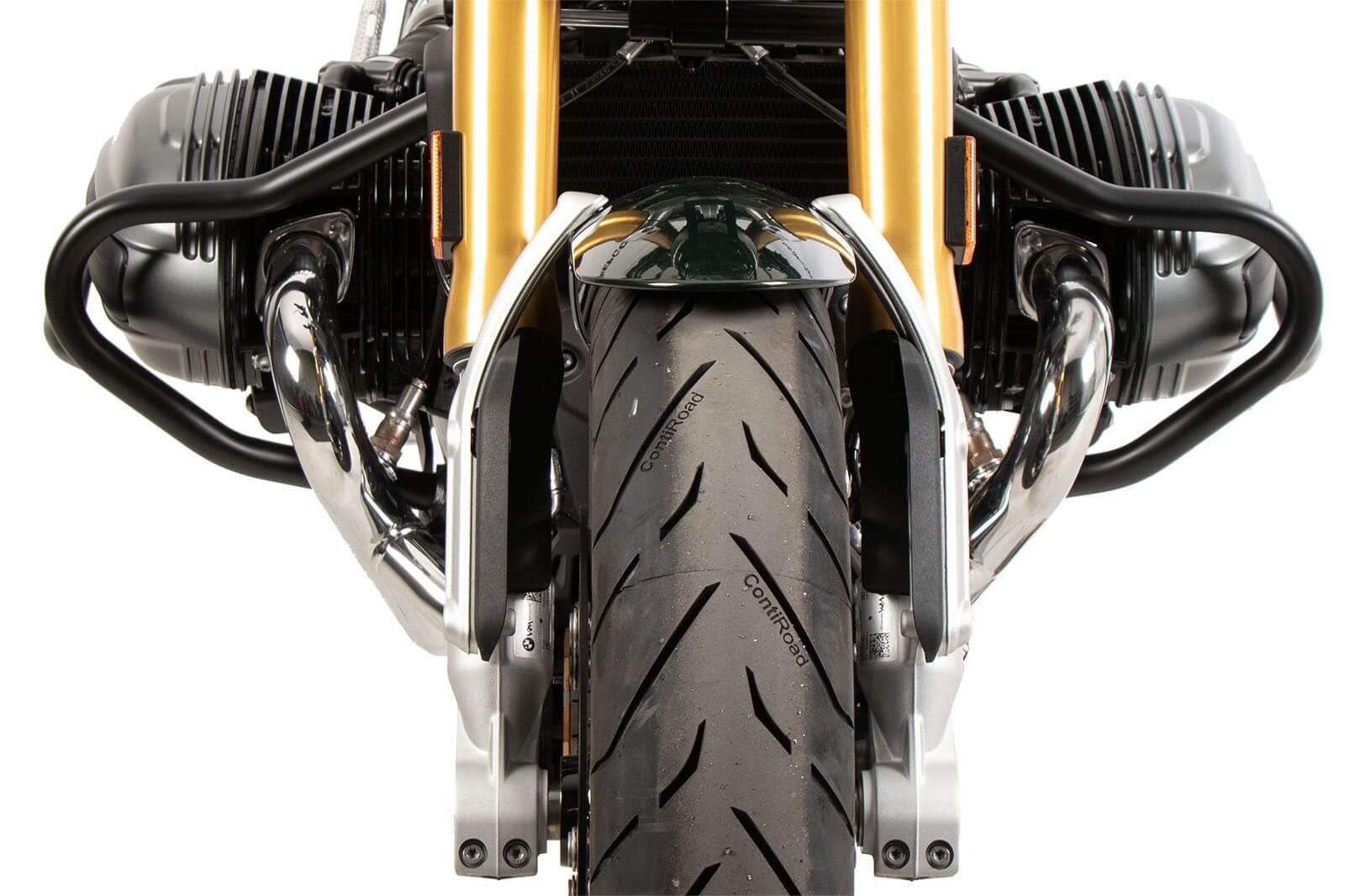 Barre protezione motore nere Hepco & Becker 5016546 00 01 per la moto BMW R 12 G/S dal 2025. BMW R12 G/S barre paramotore Hepco 5016546 00 01.