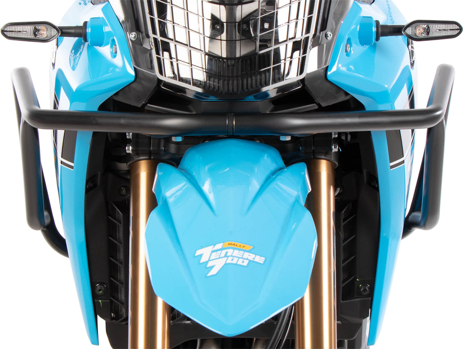 Hepco & Becker 5024583 00 01 coppia di barre paramotore per Tenerè 700 Rally dal 2025 Yamaha Tenerè 700 Rally dal 2025 barre paramotore nere in acciaio tedesco.