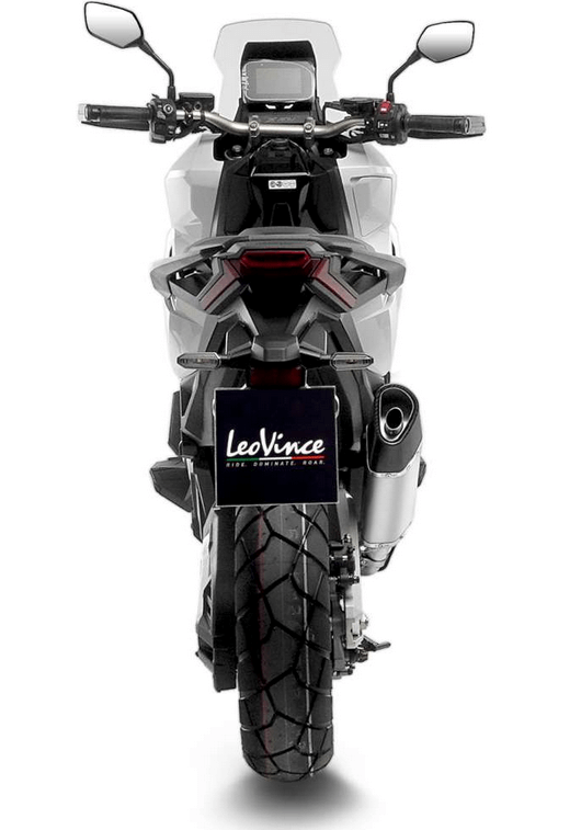Honda X-ADV 750 2025 terminale di scarico omologato LeoVince LV-14 R. Scarico Slip-on LeoVince LV14 R 15614 per Honda X-ADV 750 dal 2025