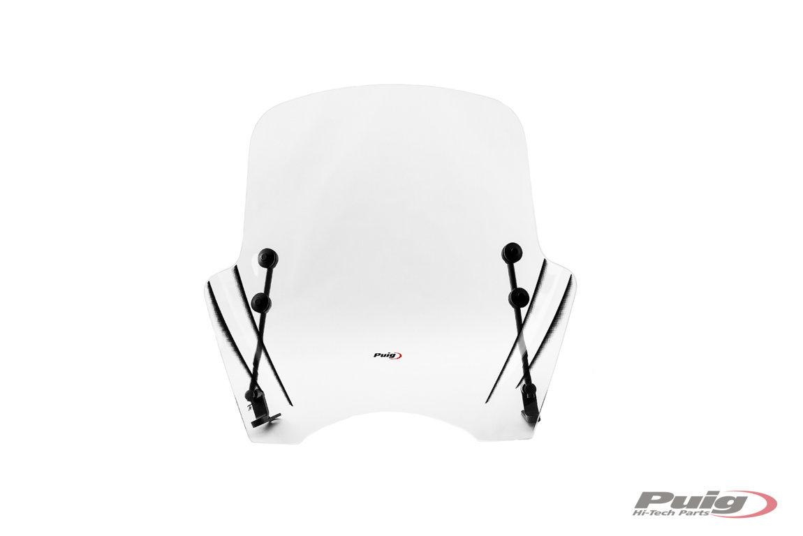 Yamaha Neos parabrezza alto trasparente Puig 21389W. PArabrezza alto per lo scooter elettrico Yamaha Neo's.