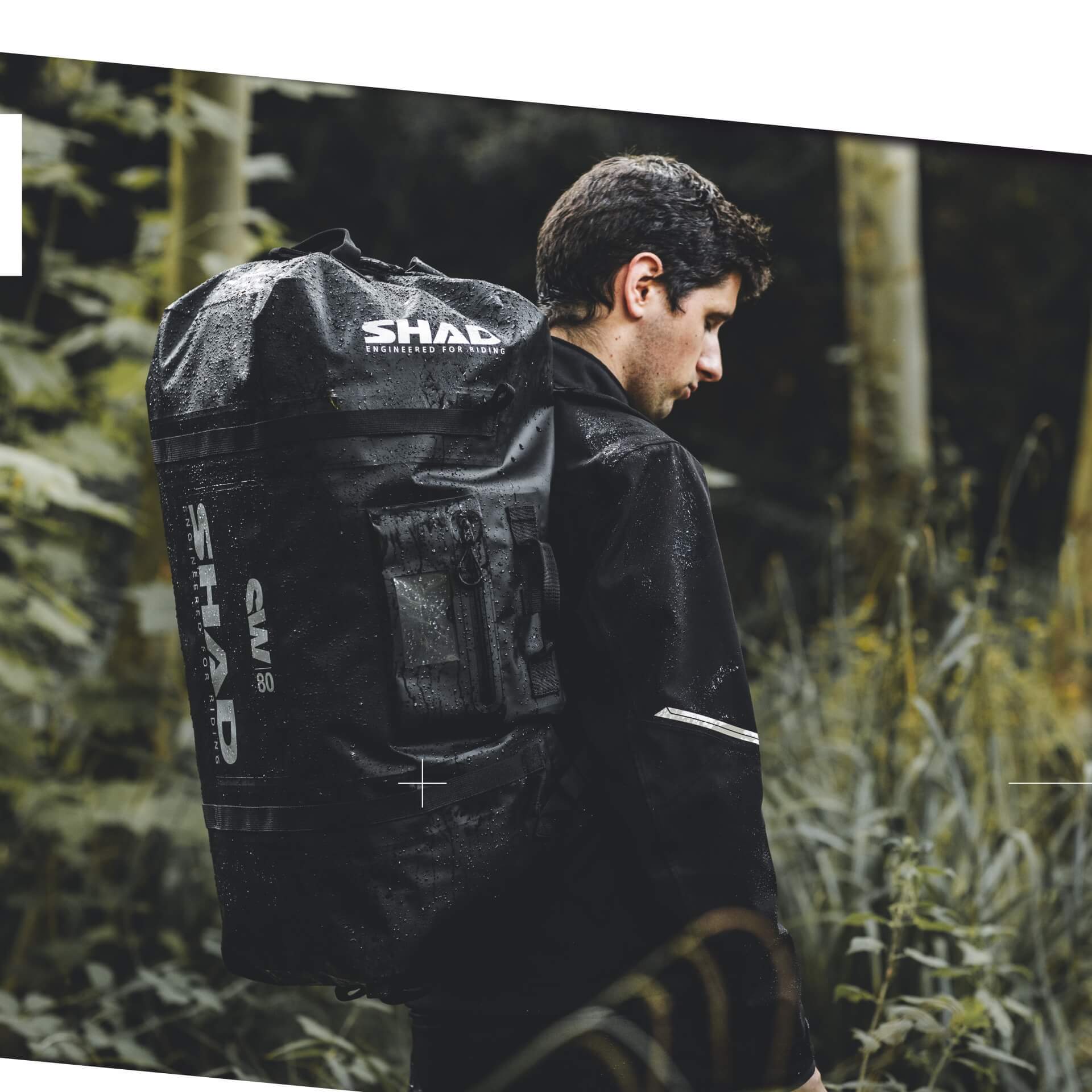 Shad X0SW80 borsone moto 80 litri waterproof.